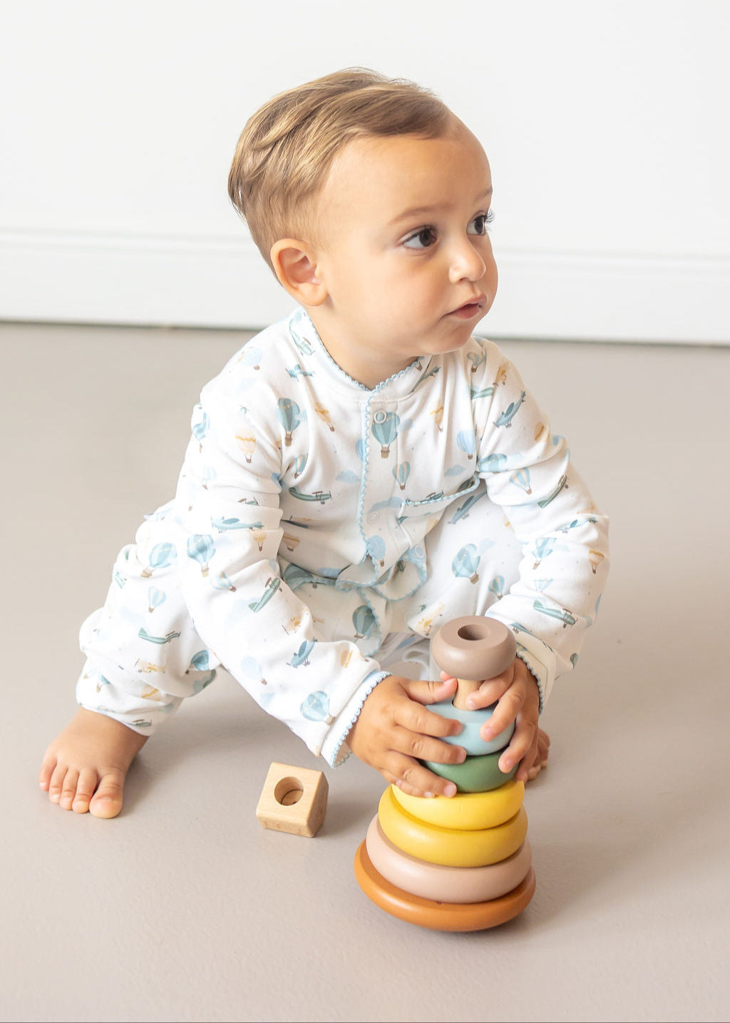 Little Airplanes Pima Baby Pajama