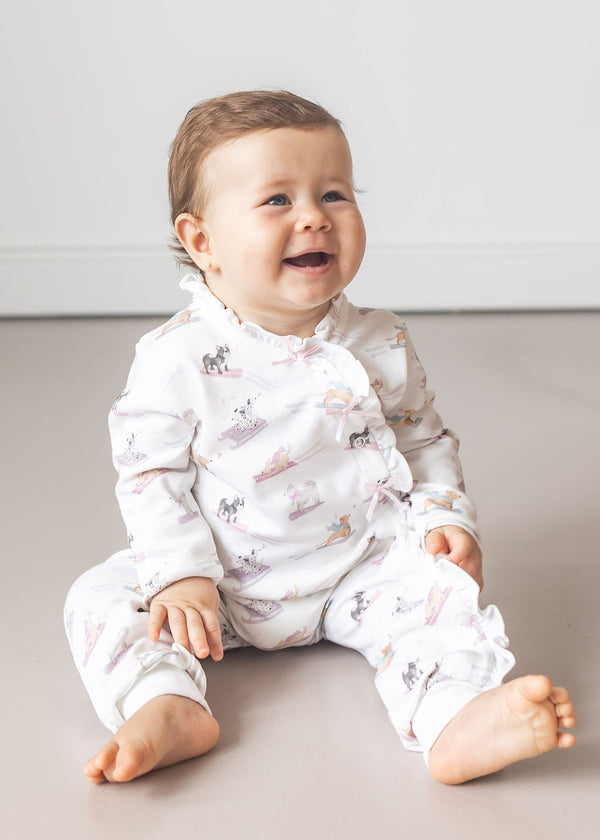 Ski Pups Girl Pima Baby Pajama
