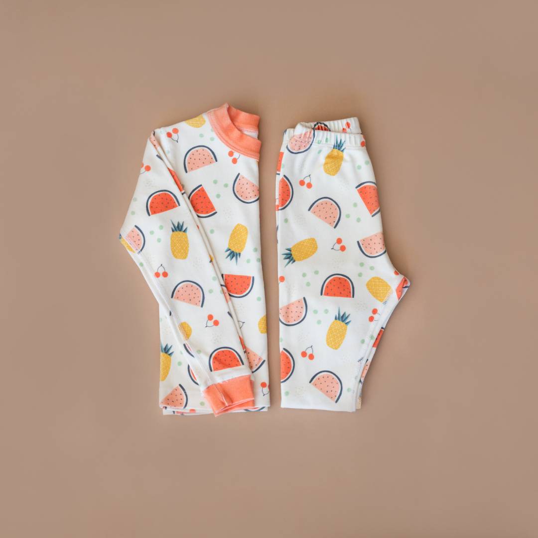 Caribbean Fruit Delight Organic cotton Pajamas