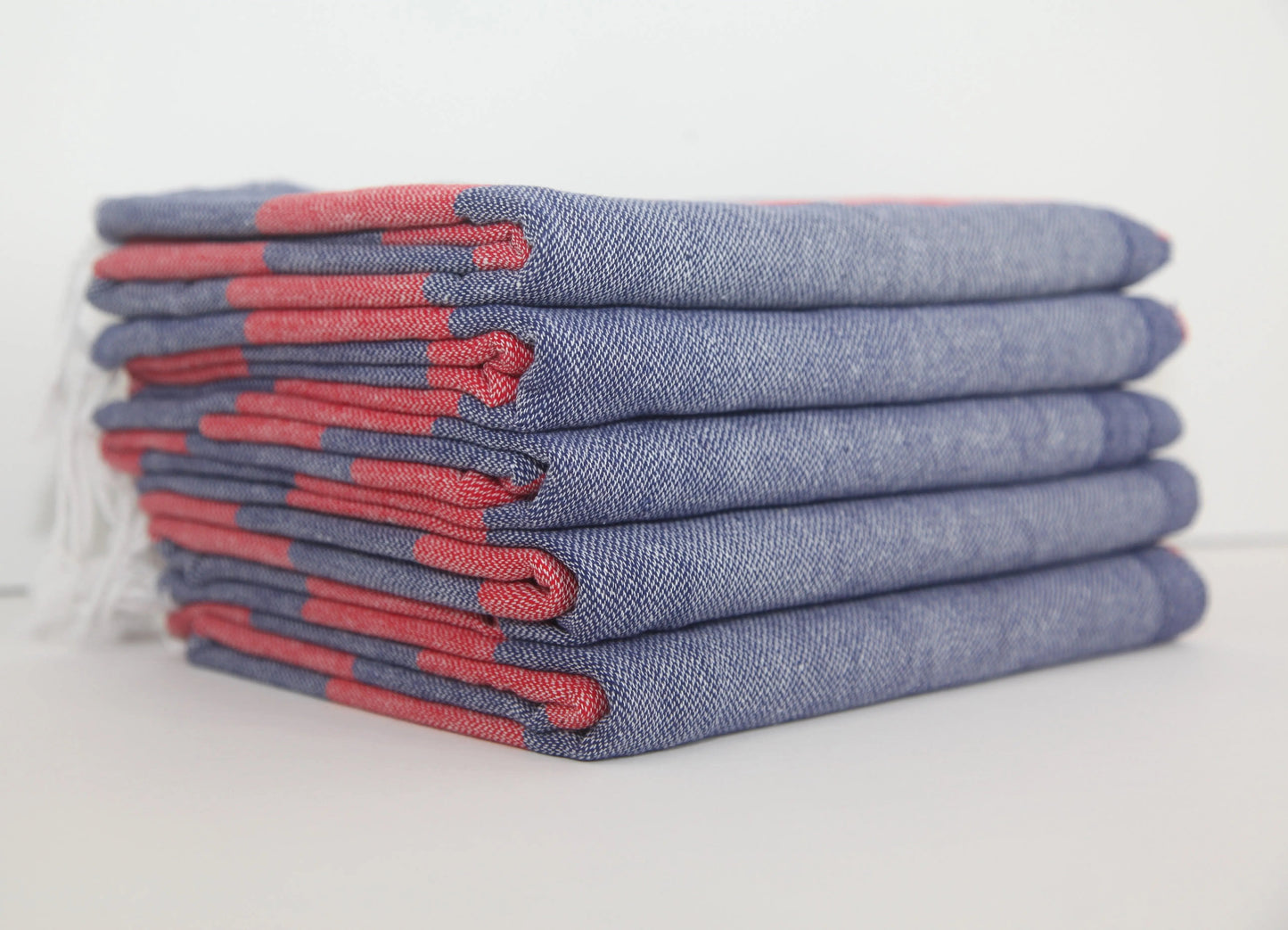 Turkish Towel - Absorbent & Quick Dry - Red Stripe Unisex