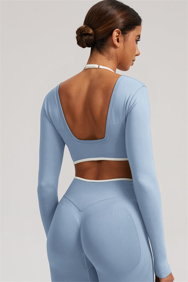 The Elevate Long Sleeve Crop top