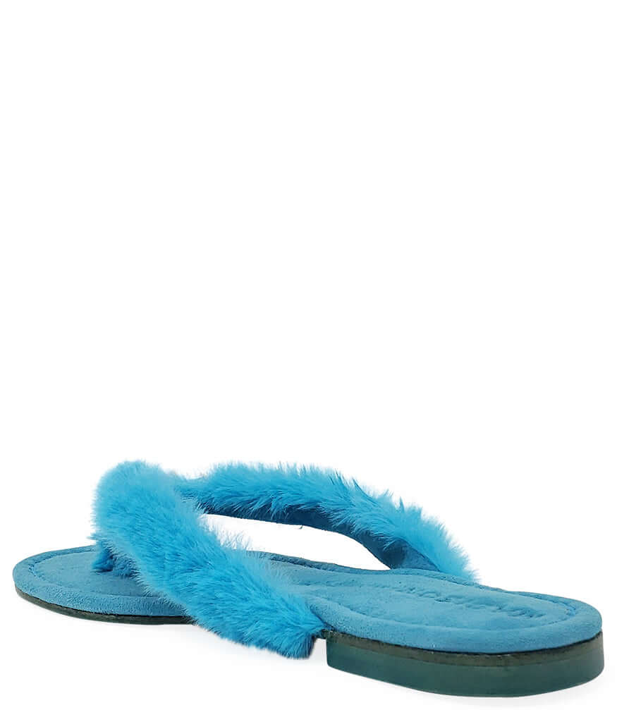 Turquoise Ivanka Thong Sandal