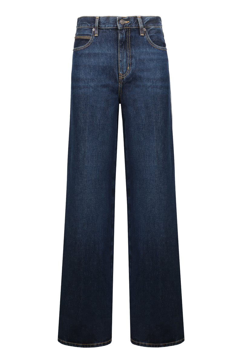Jeans Wide-Leg Blue