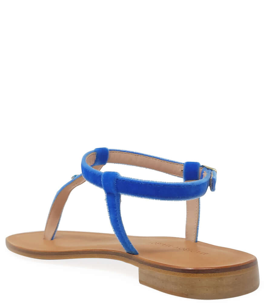 Corn Blue Jeweled Thong