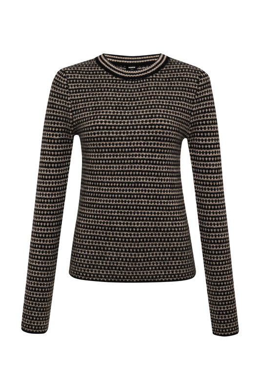 MONROW Cashmere Basic L/S Crew