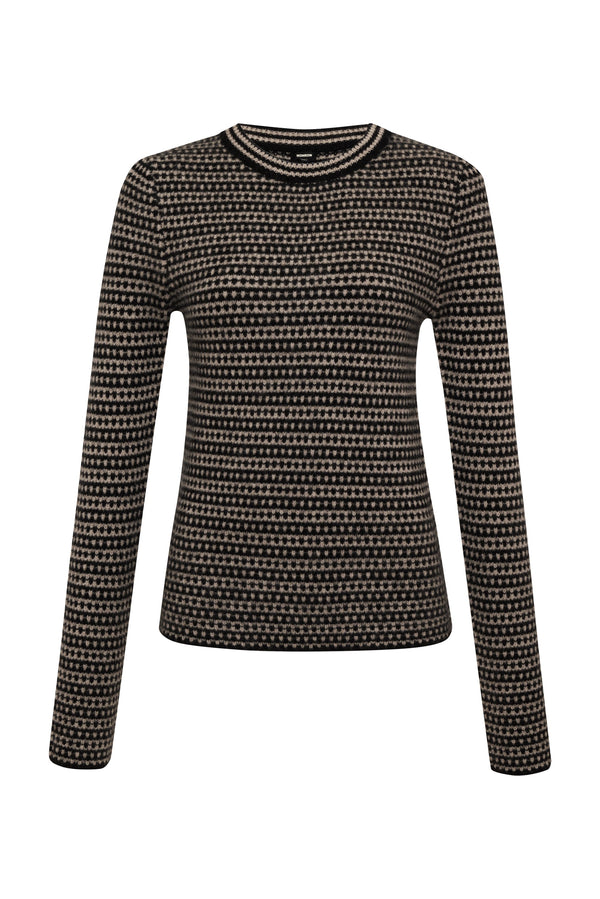 MONROW Cashmere Basic L/S Crew