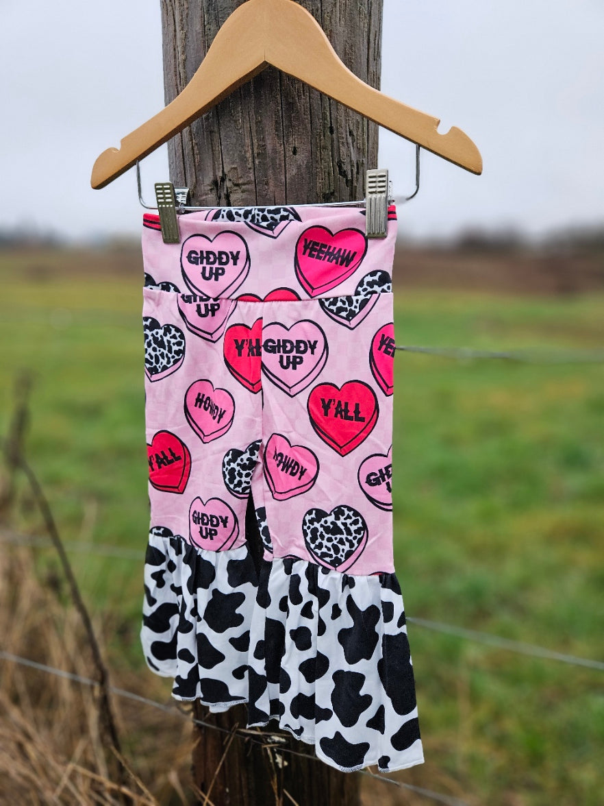Valentine's Howdy Bell Bottoms