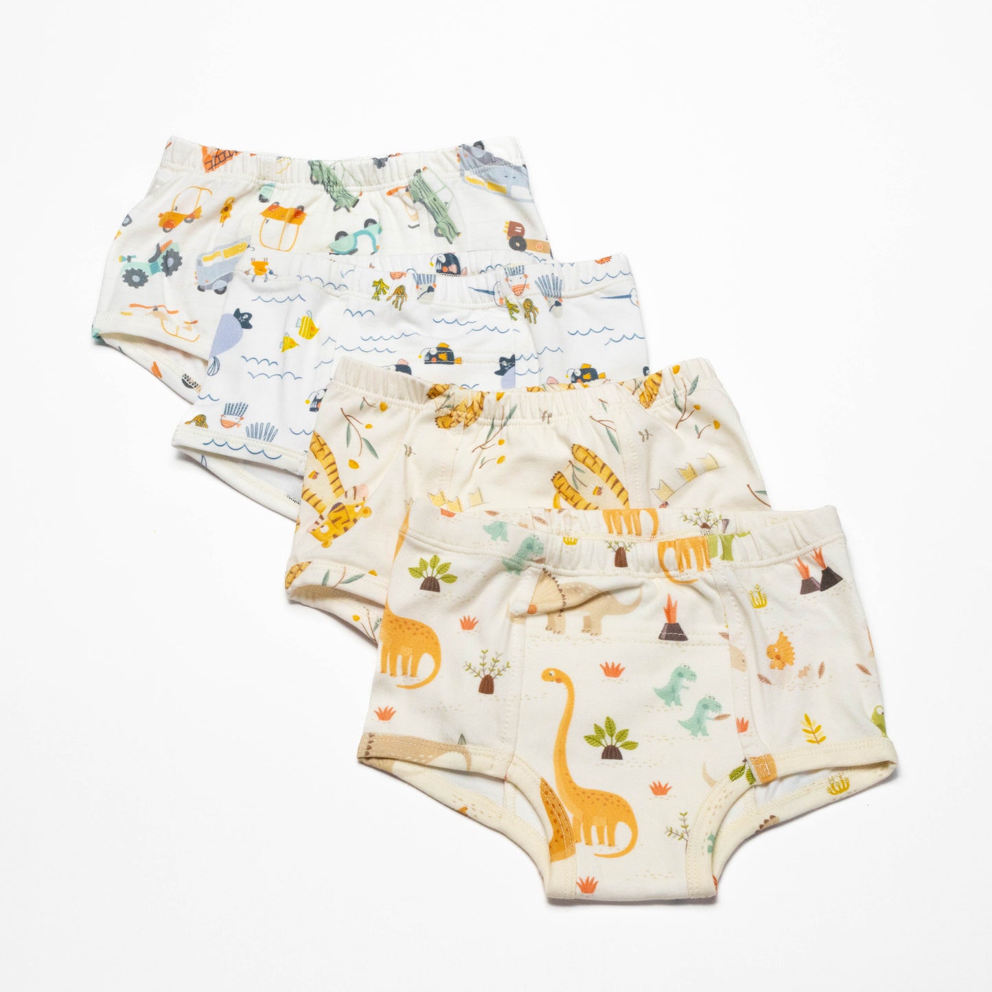 Organic Potty Training Underwear – Size 2 & 4( 4 pack)
