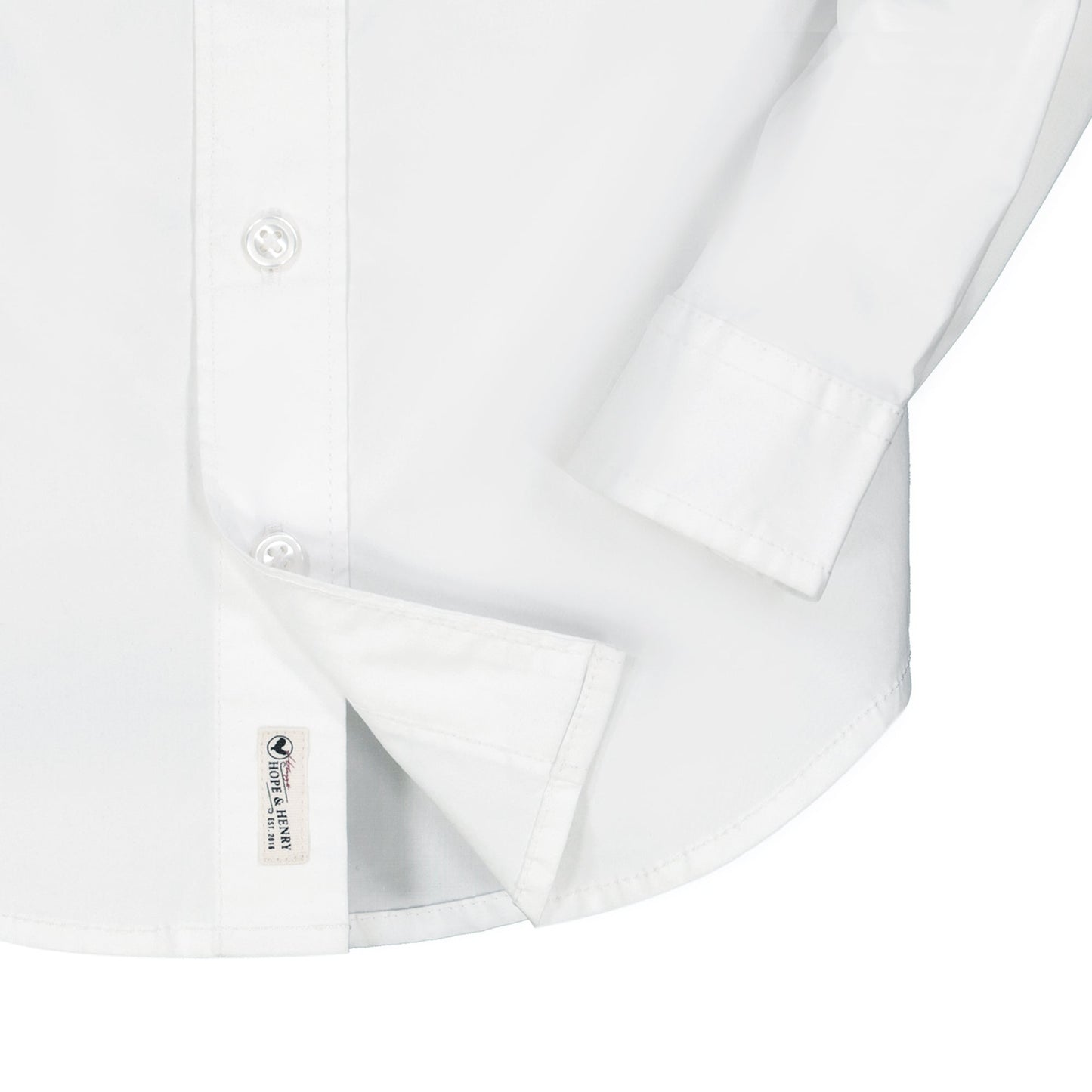 Stretch Poplin Organic Button Down Shirt - Baby