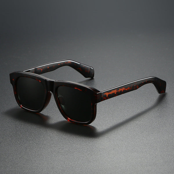Acetate-Style Polarized Fashion Sunglasses – Unisex Luxury Look