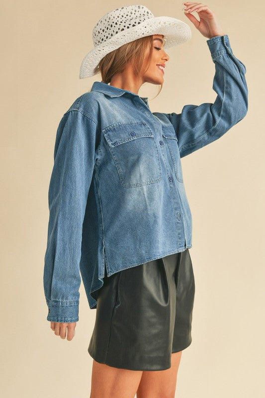 Genny Denim Top