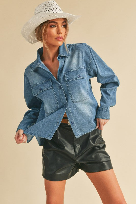 Genny Denim Top