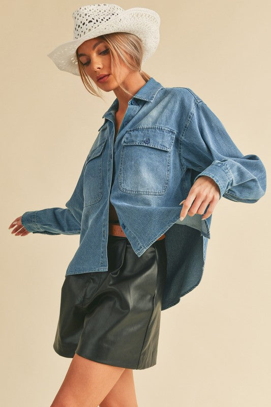 Genny Denim Top