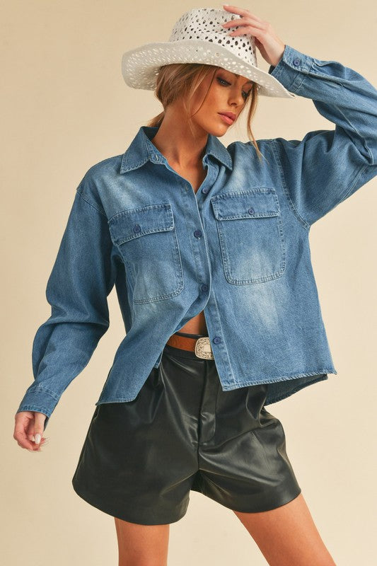 Genny Denim Top