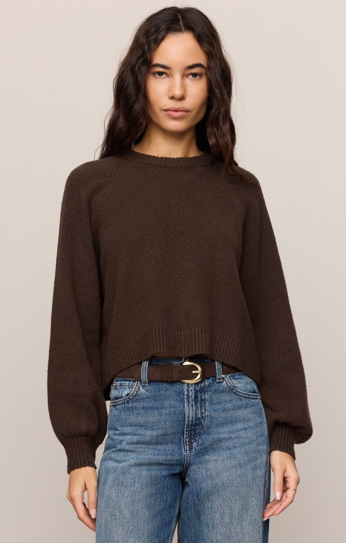 Z Supply - Coming Up Sweater, Dark Chocolate