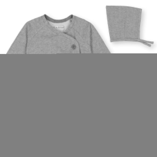 Fleece Kimono Top, Legging, and Bonnet Set