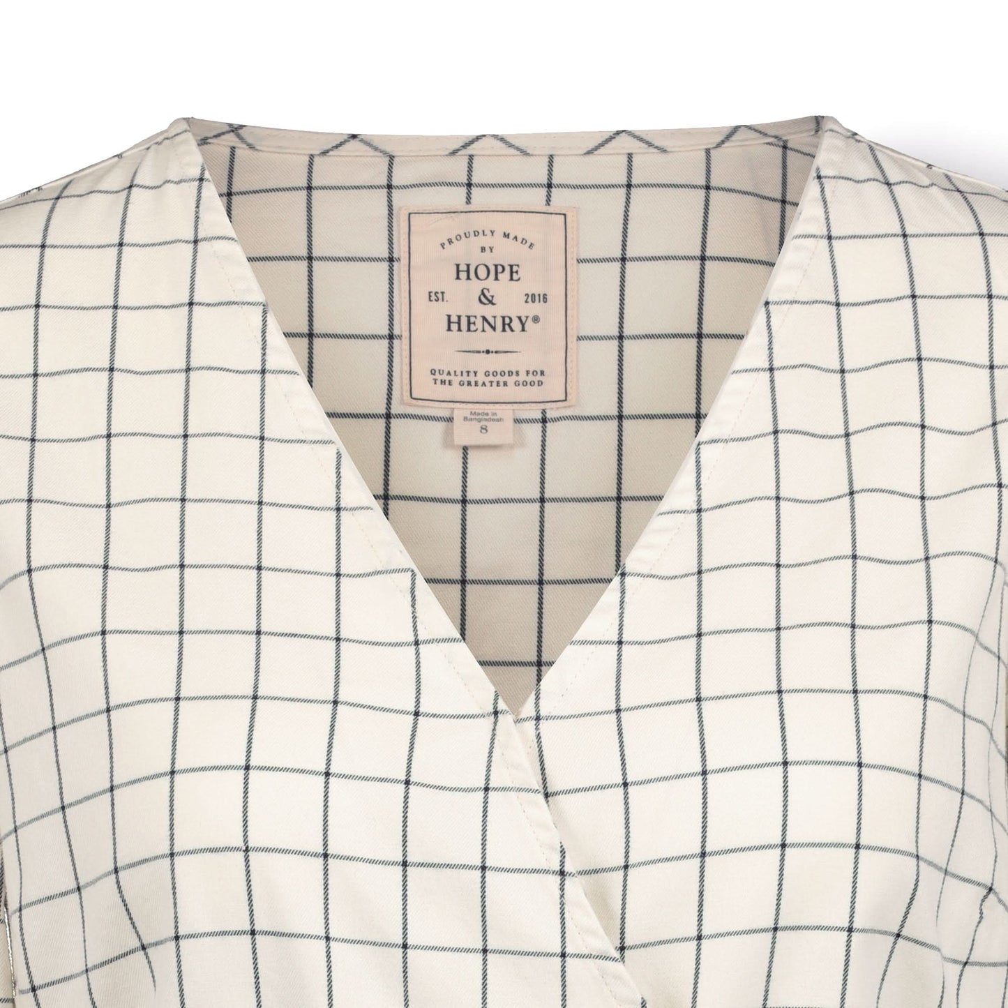 Puff Sleeve Organic Wrap Top