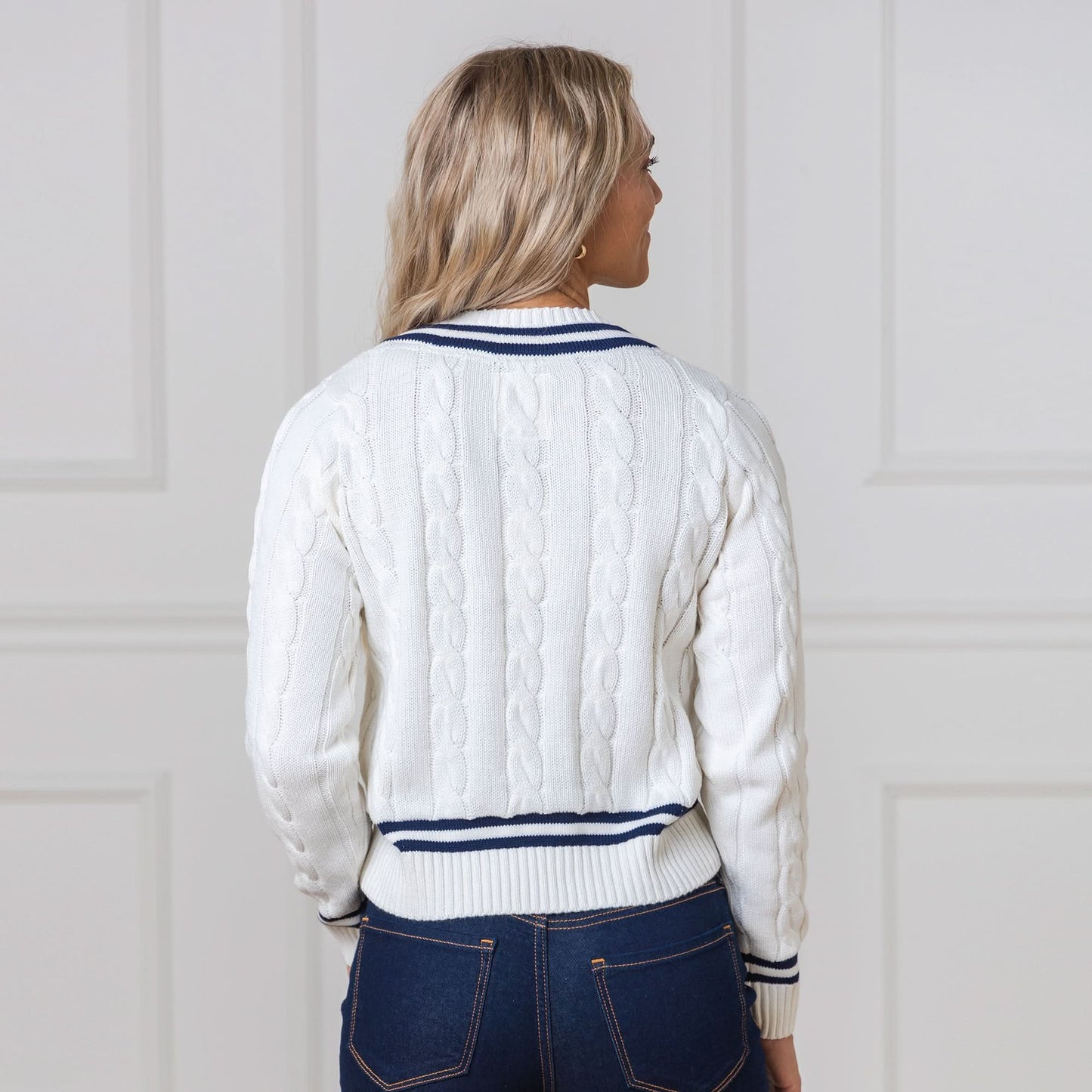 V-Neck Cricket Sweater