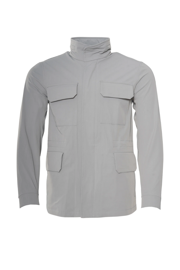 Kired Yari Solid Nylon Hidden Hood Light-Jacket