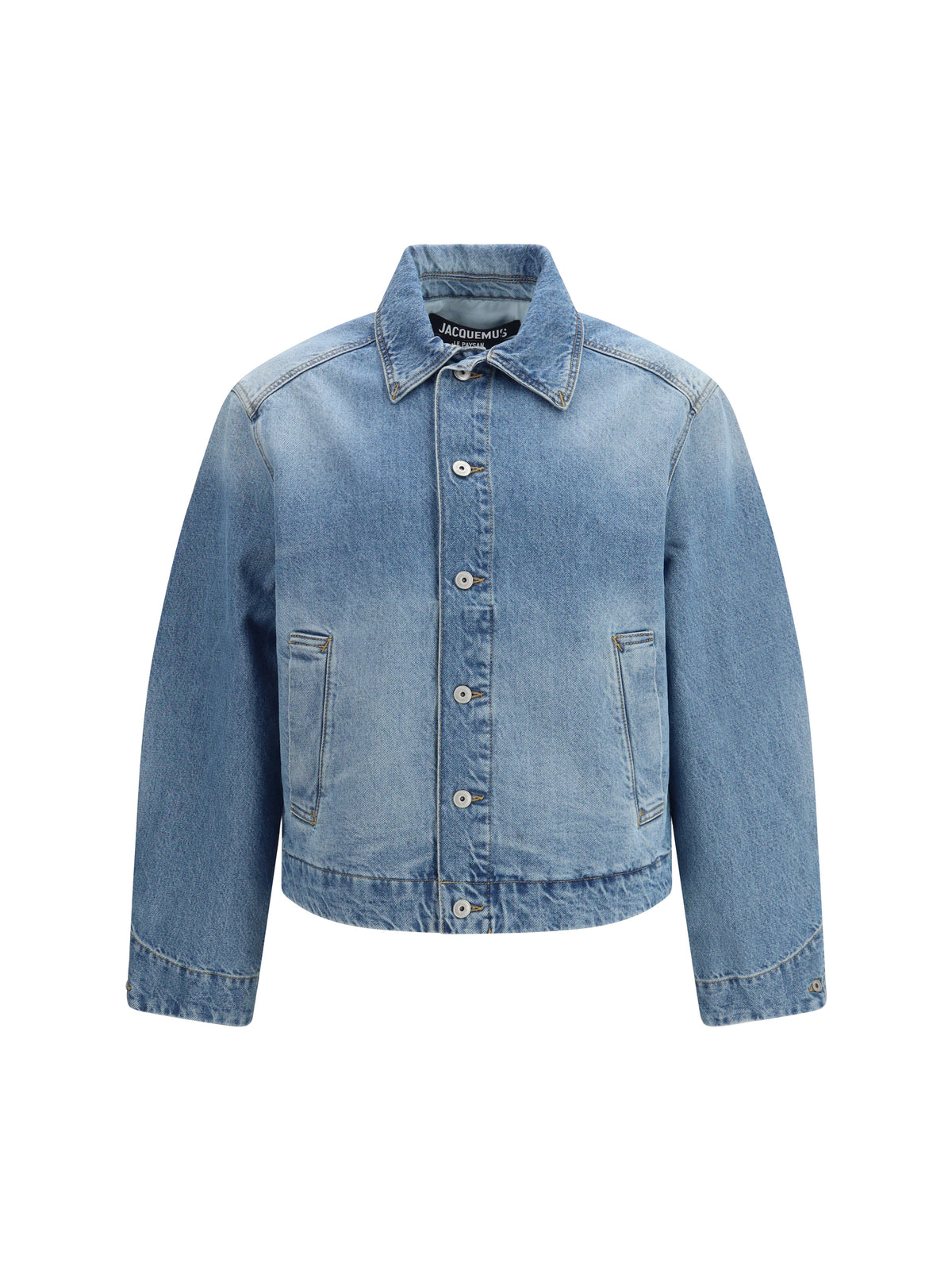 Jacquemus Denim Jacket Blue/Tobacco