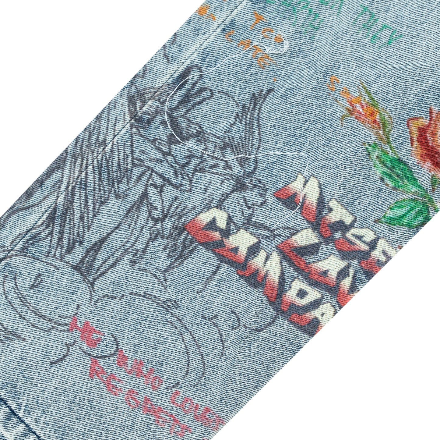 Graffiti Denim - Blue Wash