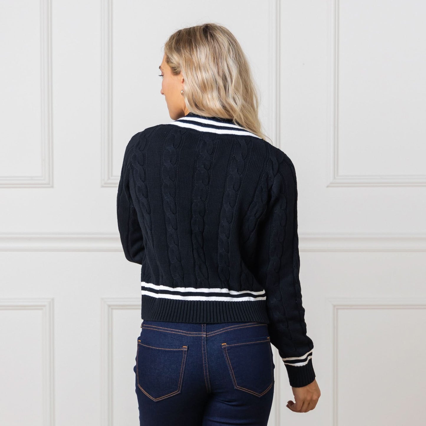 V-Neck Cricket Sweater