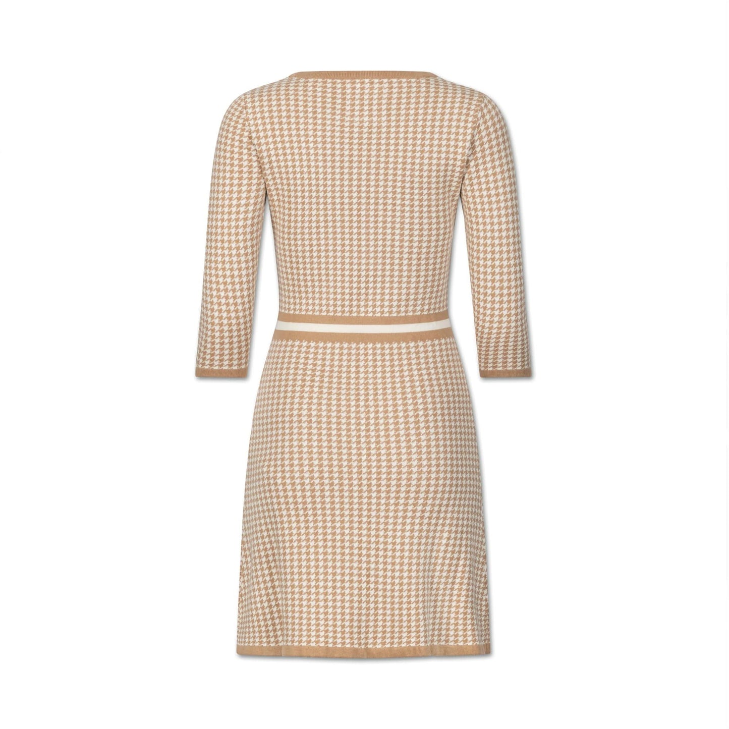 3/4 Sleeve Fit and Flare Sweater Dress