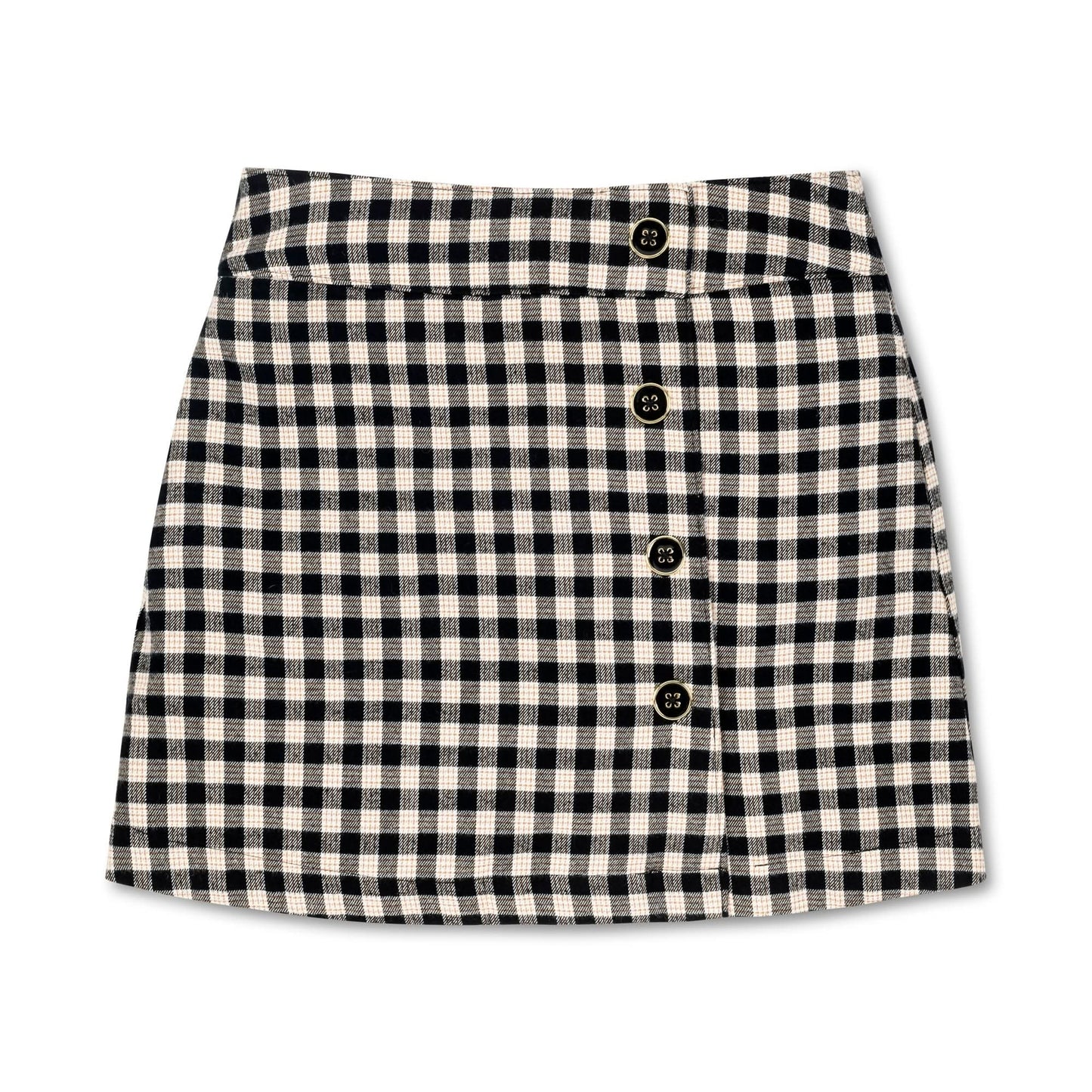 Flannel Mini Skirt