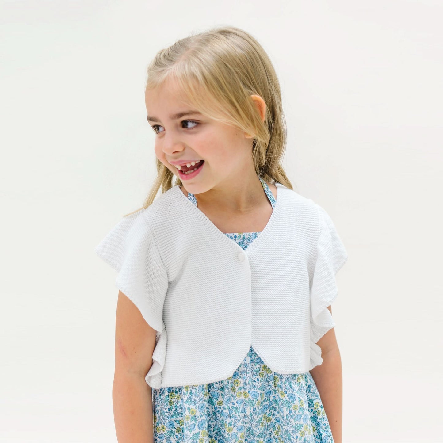 Ruffle Sleeve Sweater Vest - Baby