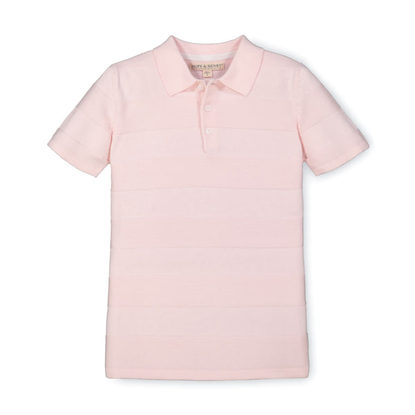 Short Sleeve Organic Sweater Polo