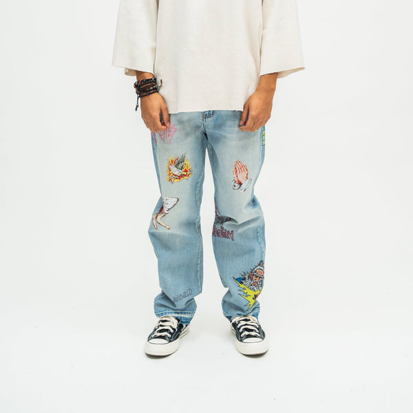 Floyd Denim Pants - Blue