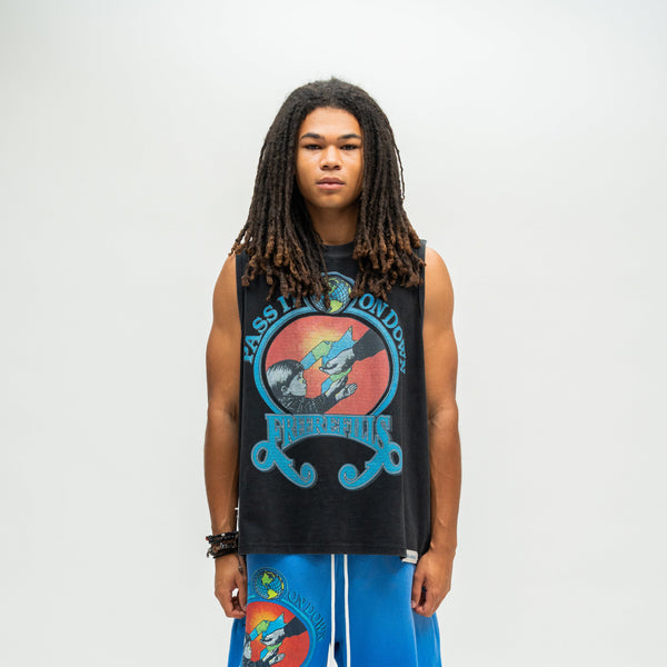 Charity Cut-Off Tee - Black