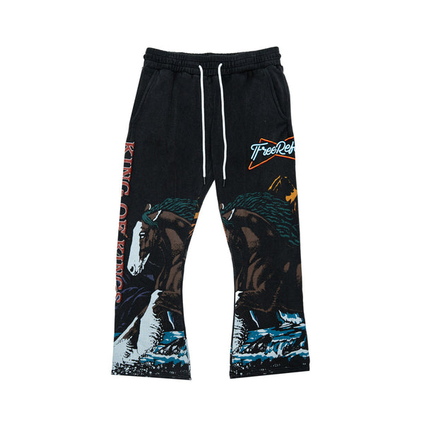 Kings Flare Sweatpants - Vintage Grey