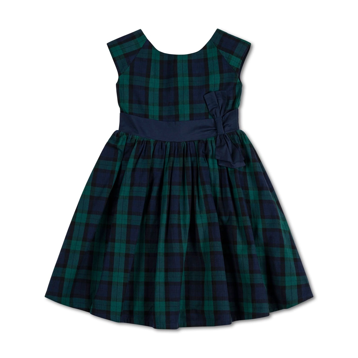 Cap Sleeve Organic Party Dress with Bow Sash - Baby