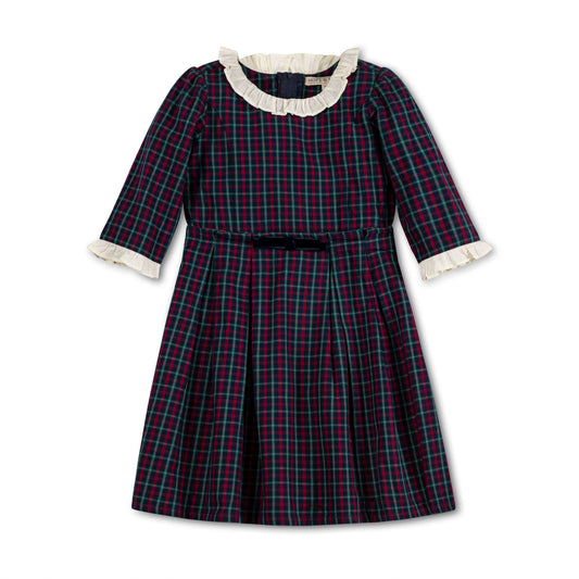 Organic Ruffle Trim Party Dress - Baby