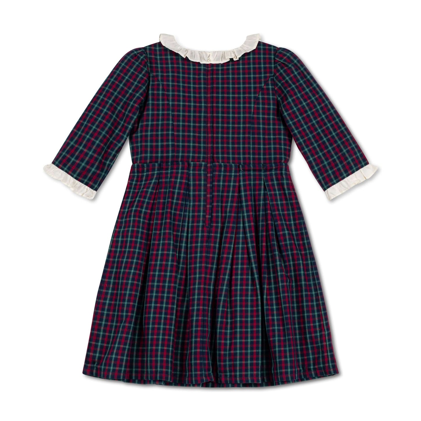 Organic Ruffle Trim Party Dress