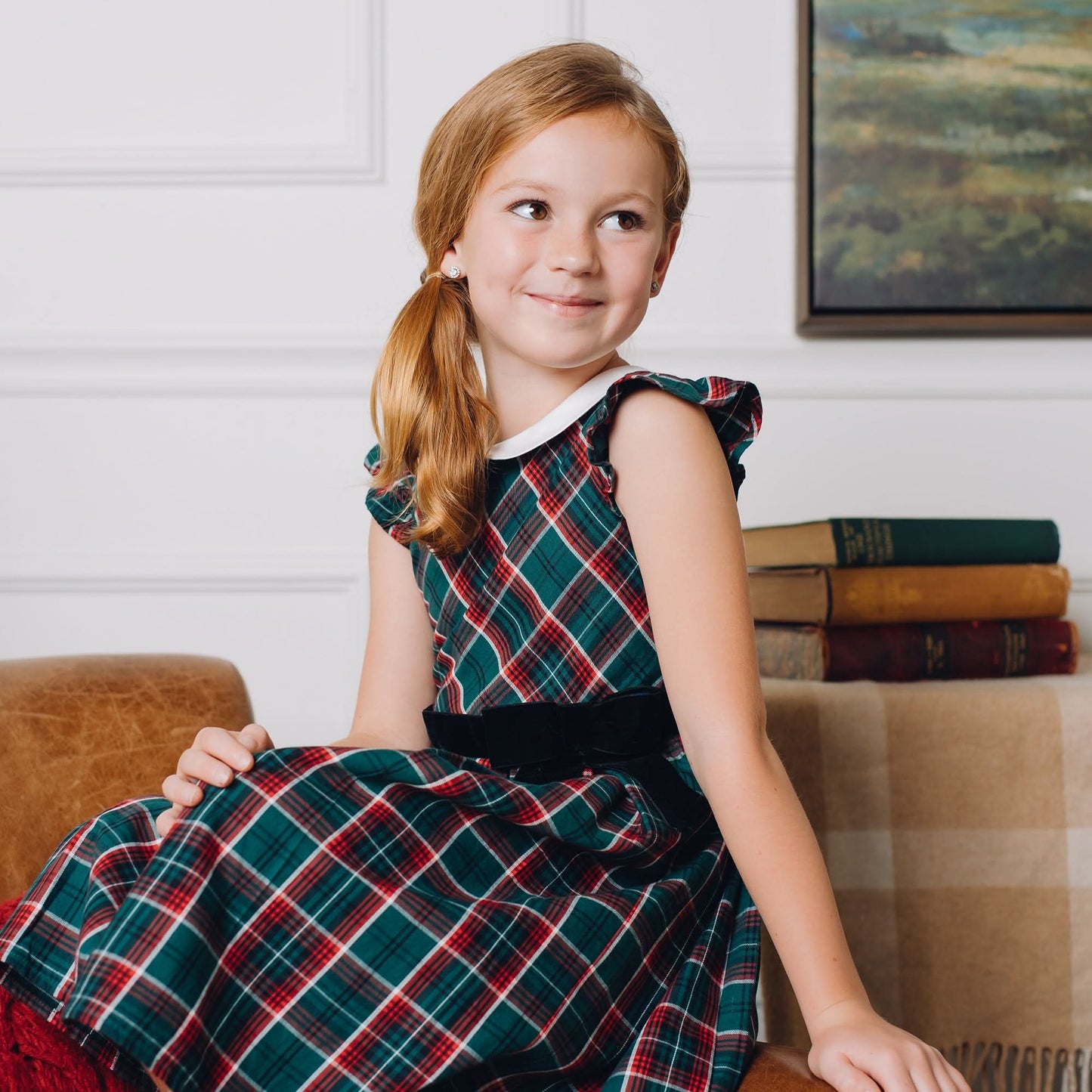 Organic Peter Pan Collar Party Dress