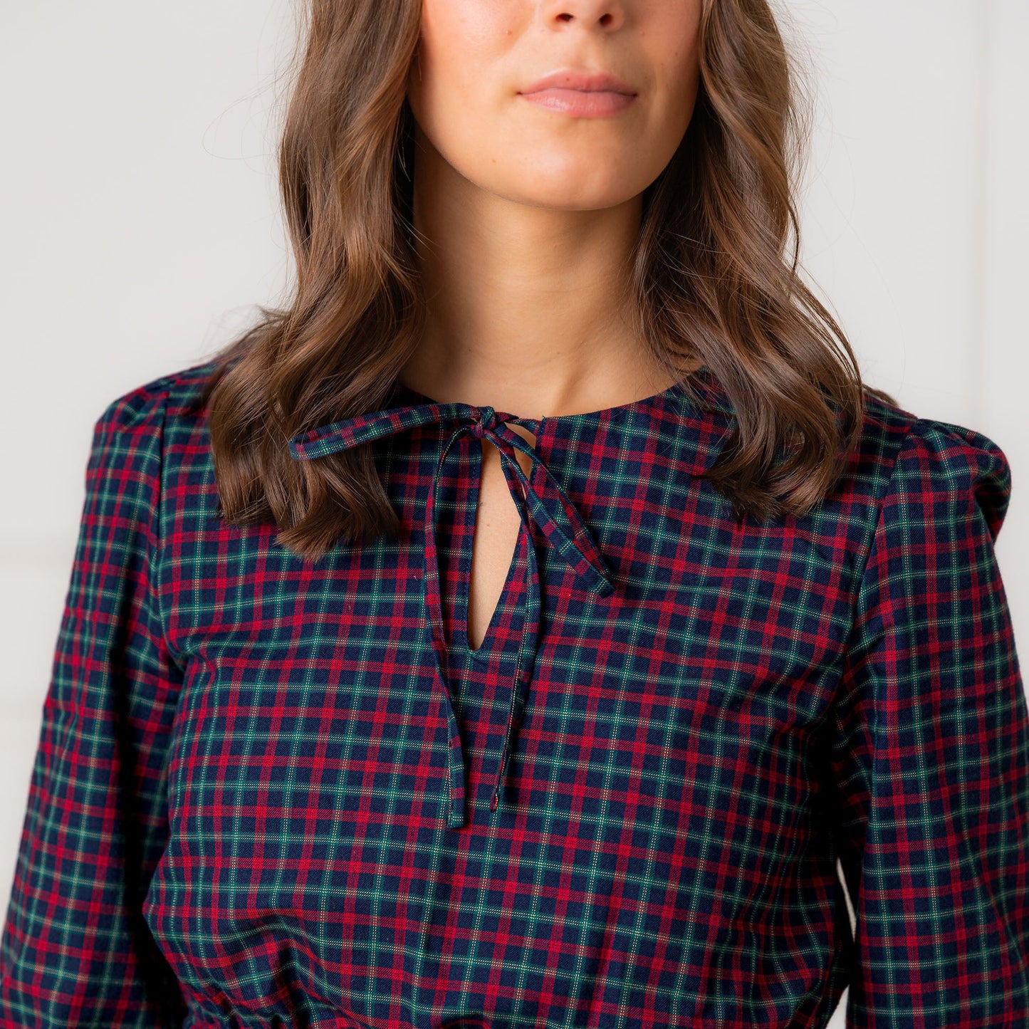 Smocked Keyhole Dress