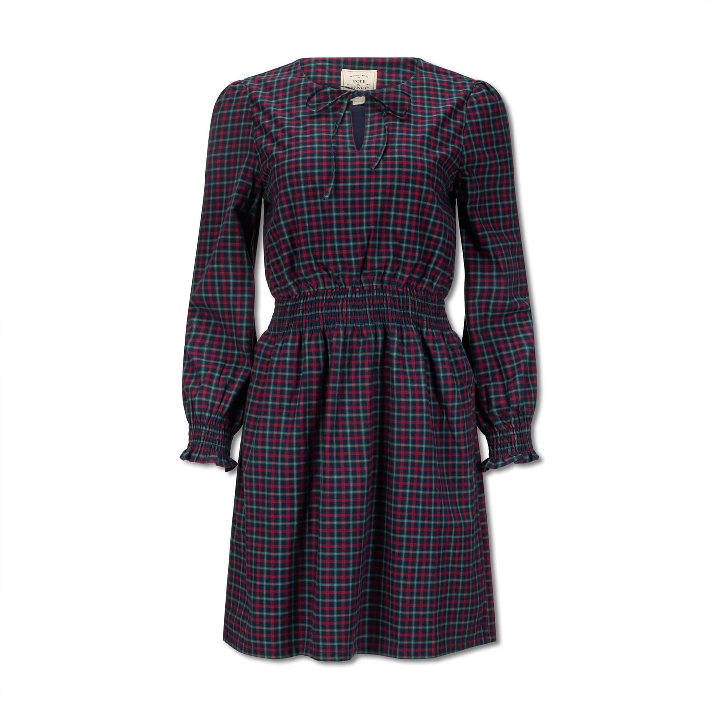 Smocked Keyhole Dress