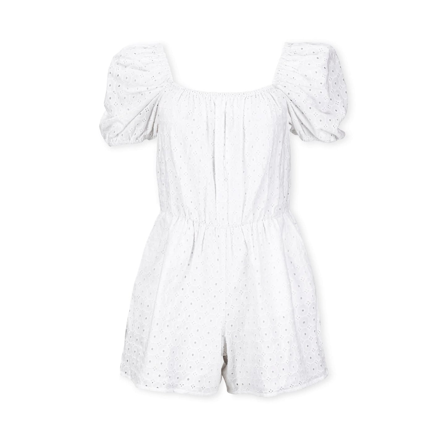 Organic Eyelet Romper