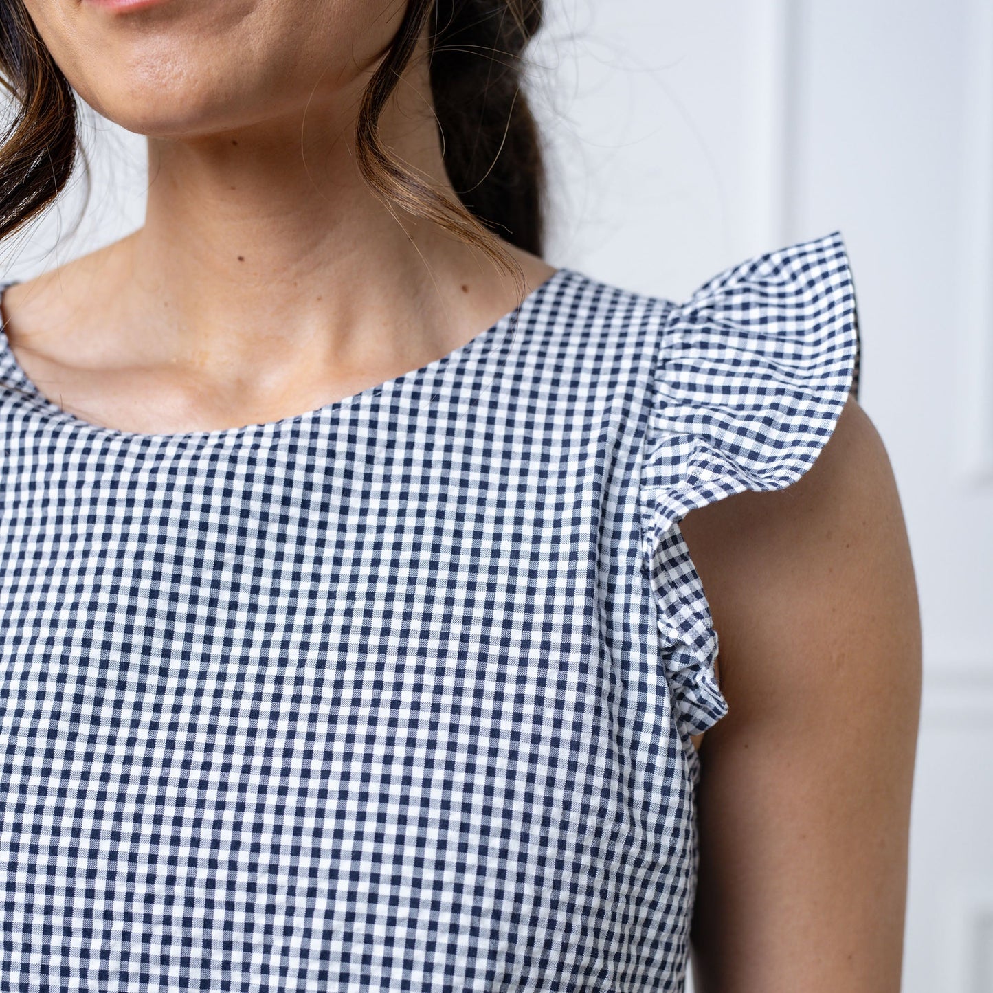 Flutter Sleeve Organic Tiered Dress