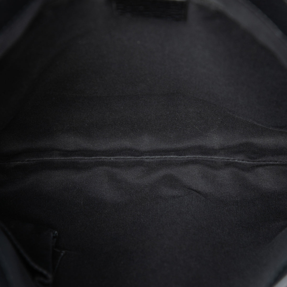 Shoulder Bag GG Denim Black (Pre-Owned)