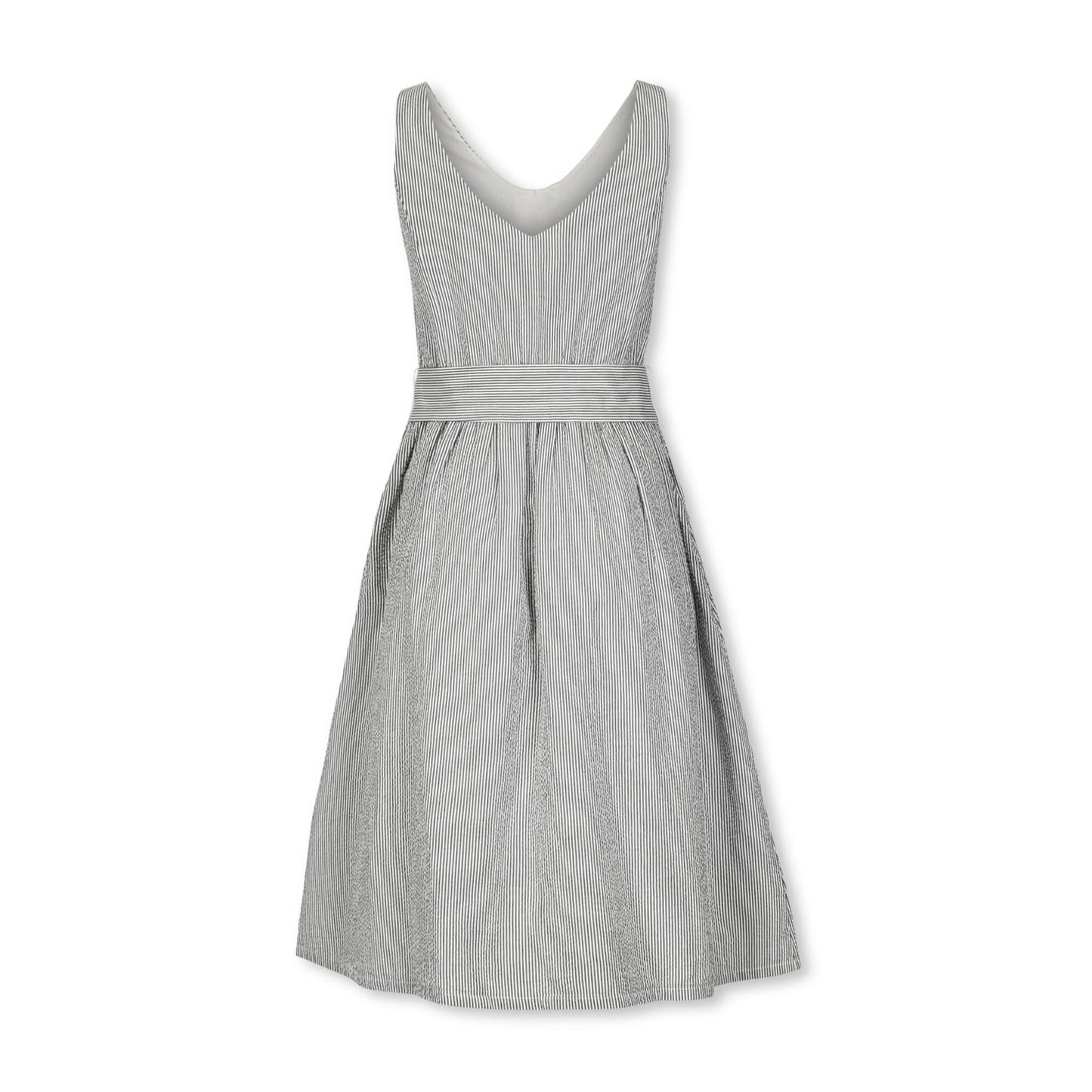Organic A-Line Dress with Sash