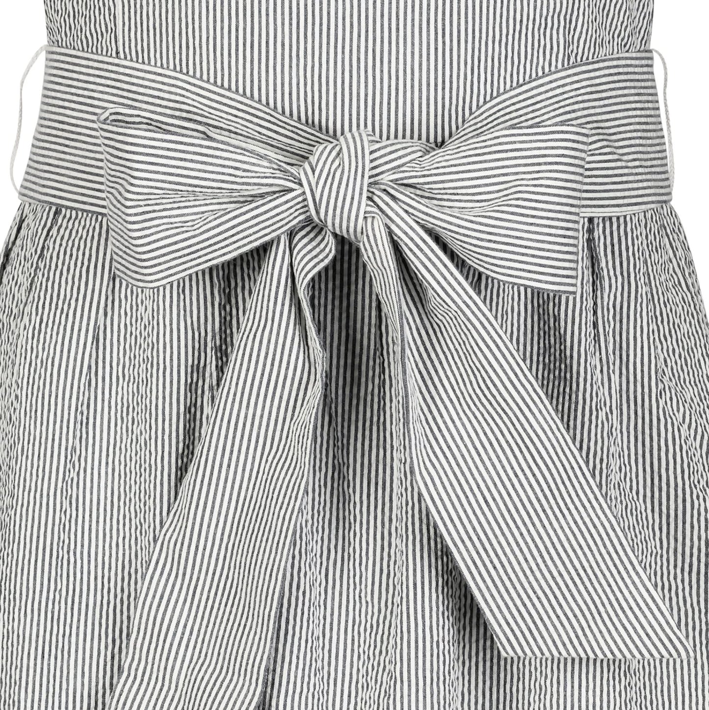 Organic A-Line Dress with Sash