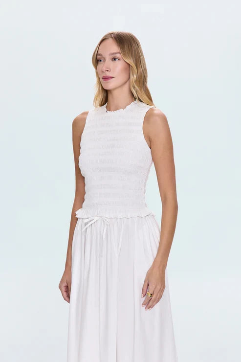 Pistola Phoebe Smocked Tank