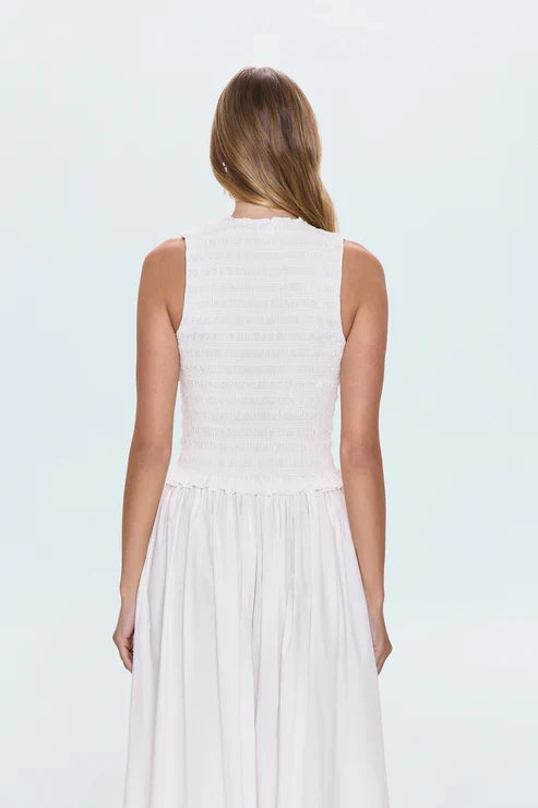 Pistola Phoebe Smocked Tank