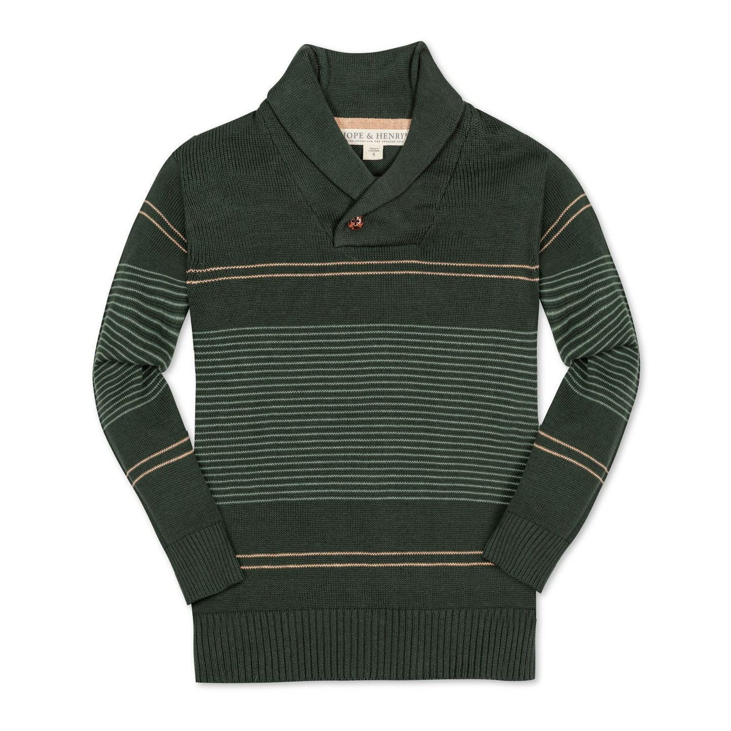Organic Shawl Collar Sweater