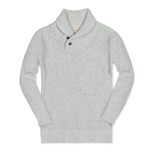 Organic Shawl Collar Sweater