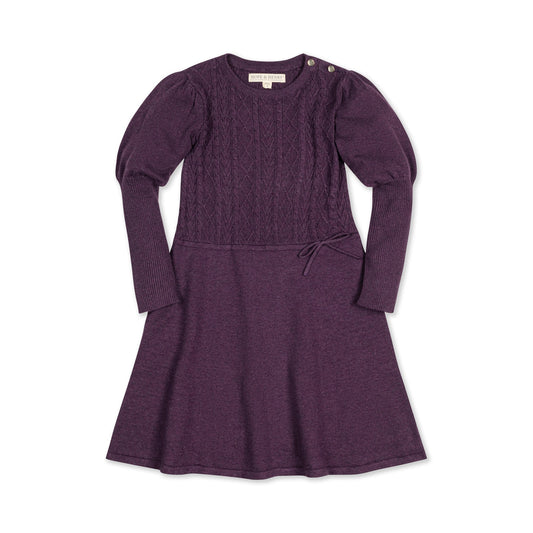 Organic Cable Bodice Sweater Dress