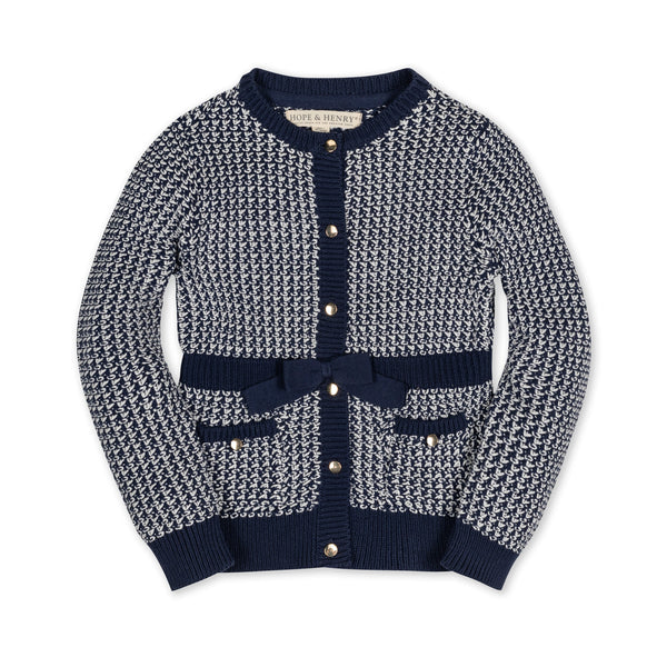 Organic Fancy Tweed Cardigan - Baby